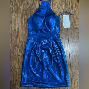 Shimmer Metallic Jersey cocktail dress. Size 2 —SALE!!